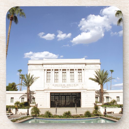 Lds mesa arizona Tempelmormonenbild Untersetzer (Vorderseite)