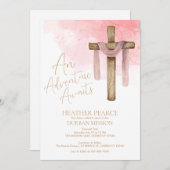 LDS Missionar geht weg Party Einladung (Vorne/Hinten)