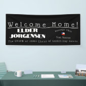 LDS Missionar Welcome Zuhause Custom Banner Poster (Messe)
