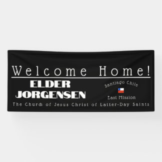LDS Missionar Welcome Zuhause Custom Banner Poster
