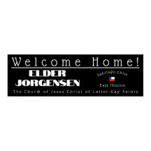 LDS Missionare Welcome Zuhause Custom Poster Sign