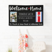 LDS Missionary Homecoming Welcome Zuhause Custom S Banner (Insitu)