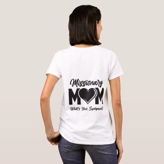 LDS Missionary Mama Tshirt Teirt Shirt T - Shirt (Schwarz voll)