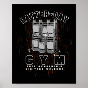 Lds Mormon Funny Mens Womens Boys Girls Missionar Poster