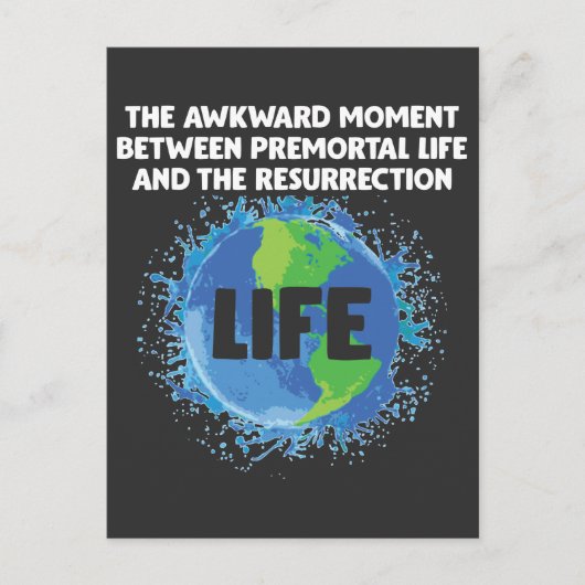 LDS Mormon Life Premortal Resurrecrection Missiona Postkarte (Vorderseite)