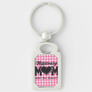LDS Mormon Missionary Mama Metal Schlüsselanhäng Schlüsselanhänger