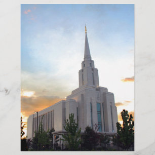 LDS Mormon Oquirrh Mountain Utah Tempel