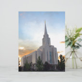 LDS mormon Oquirrh Mountain Utah Tempel (Stehend Vorderseite)