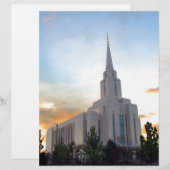 LDS mormon Oquirrh Mountain Utah Tempel (Vorne/Hinten)