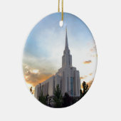 LDS mormon Oquirrh Mountain Utah Tempel Keramikornament (Rechts)