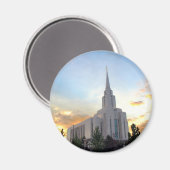 LDS mormon Oquirrh Mountain Utah Tempel Magnet (Vorderseite/Rückseite)