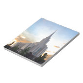 LDS mormon Oquirrh Mountain Utah Tempel Notizblock (Rotiert)