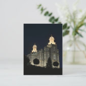 LDS Mormon Temple Logan, Utah Postkarte (Stehend Vorderseite)