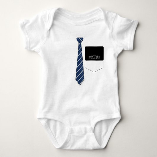 LDS MORMONISCHER MISSIONSbaby-STRAMPLER Baby Strampler (Vorderseite)