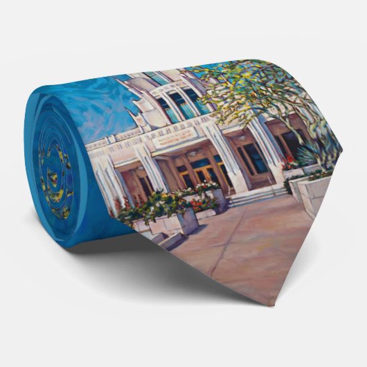 LDS Phoenix Temple Krawatte - Originelle Kunst (Gerollt)