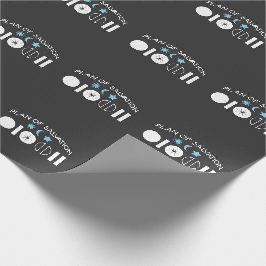 LDS Plan der Rettung Mormon Missionsgeschenk Geschenkpapier (Ecke)