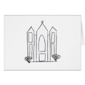 LDS Salt Lake City Tempel (Vorderseite (Horizontal))