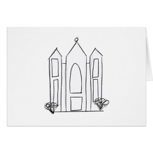 LDS Salt Lake City Tempel (Vorderseite (Horizontal))