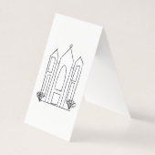 LDS Salt Lake City Tempel (Vorderseite)