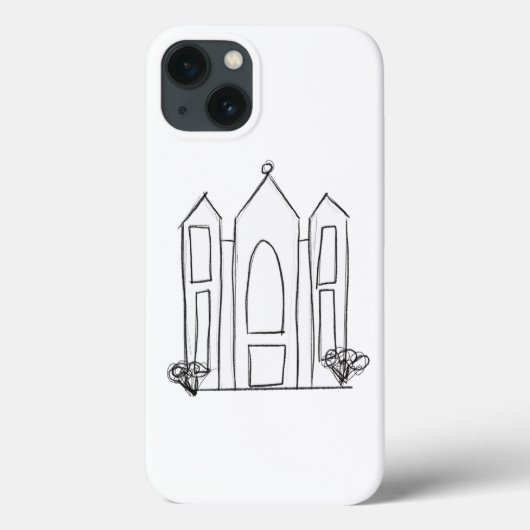 LDS Salt Lake City Tempel Case-Mate iPhone Hülle (Rückseite)