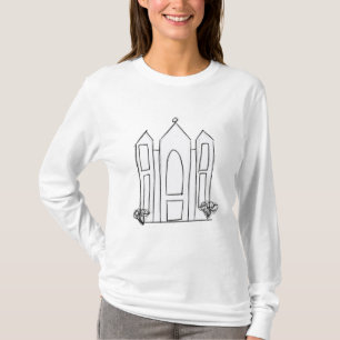 LDS Salt Lake City Tempel einfache moderne Mormon  T-Shirt