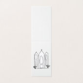 LDS Salt Lake City Tempel einfacher moderner Mormo (Außenseite Aufgefaltet)