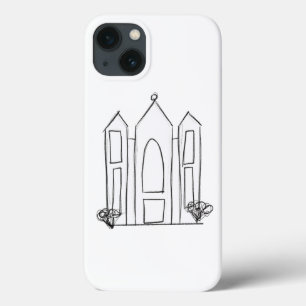 LDS Salt Lake City Tempel einfacher moderner Mormo Case-Mate iPhone Hülle