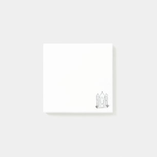 LDS Salt Lake City Tempel einfacher moderner Mormo Post-it Klebezettel