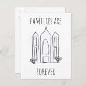 LDS Salt Lake City Tempel Einladungspostkarte (Vorne/Hinten)