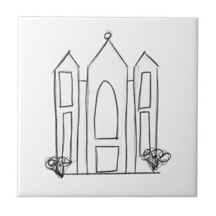 LDS Salt Lake City Tempel Fliese