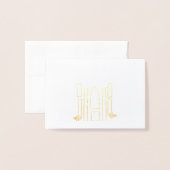 LDS Salt Lake City Tempel Folienkarte (Vorderseite mit Umschlag)