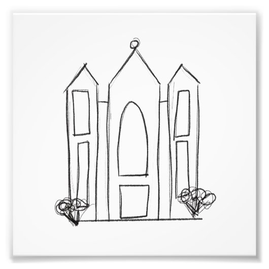 LDS Salt Lake City Tempel Fotodruck (Vorne)