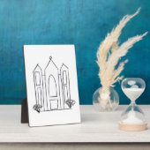 LDS Salt Lake City Tempel Fotoplatte (Seite)