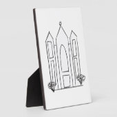 LDS Salt Lake City Tempel Fotoplatte (Seite)