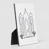 LDS Salt Lake City Tempel Fotoplatte (Seite)