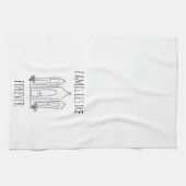 LDS Salt Lake City Tempel Geschirrtuch (Horizontal)