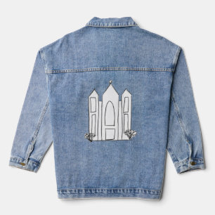 LDS Salt Lake City Tempel Jeansjacke