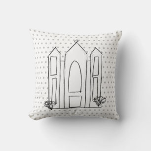 LDS Salt Lake City Tempel Kissen