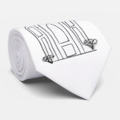 LDS Salt Lake City Tempel Krawatte (Gerollt)