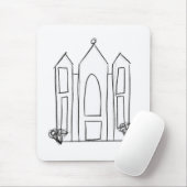 LDS Salt Lake City Tempel Mousepad (Mit Mouse)