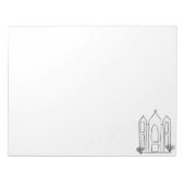 LDS Salt Lake City Tempel Notizblock (Vorderseite)