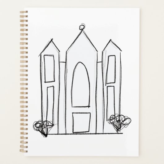 LDS Salt Lake City Tempel Planer (Vorderseite)