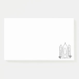 LDS Salt Lake City Tempel Post-it Klebezettel