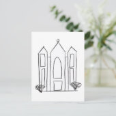 LDS Salt Lake City Tempel Postkarte (Stehend Vorderseite)