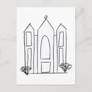 LDS Salt Lake City Tempel Postkarte