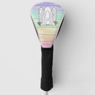 LDS Salt Lake City Tempel Regenbogen Sonnenunterga Golf Headcover