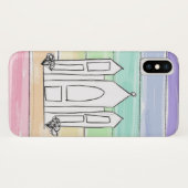 LDS Salt Lake City Tempel Regenbogenmormon Case-Mate iPhone Hülle (Rückseite (Horizontal))