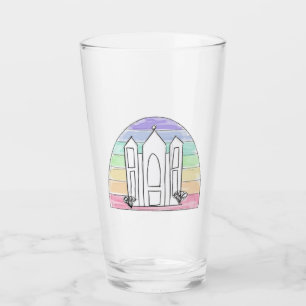 LDS Salt Lake City Tempel Regenbogenmormon Glas