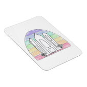 LDS Salt Lake City Tempel Regenbogenmormon Magnet (Rechte Seite)
