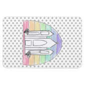 LDS Salt Lake City Tempel Regenbogenmormon Magnet (Horizontal)